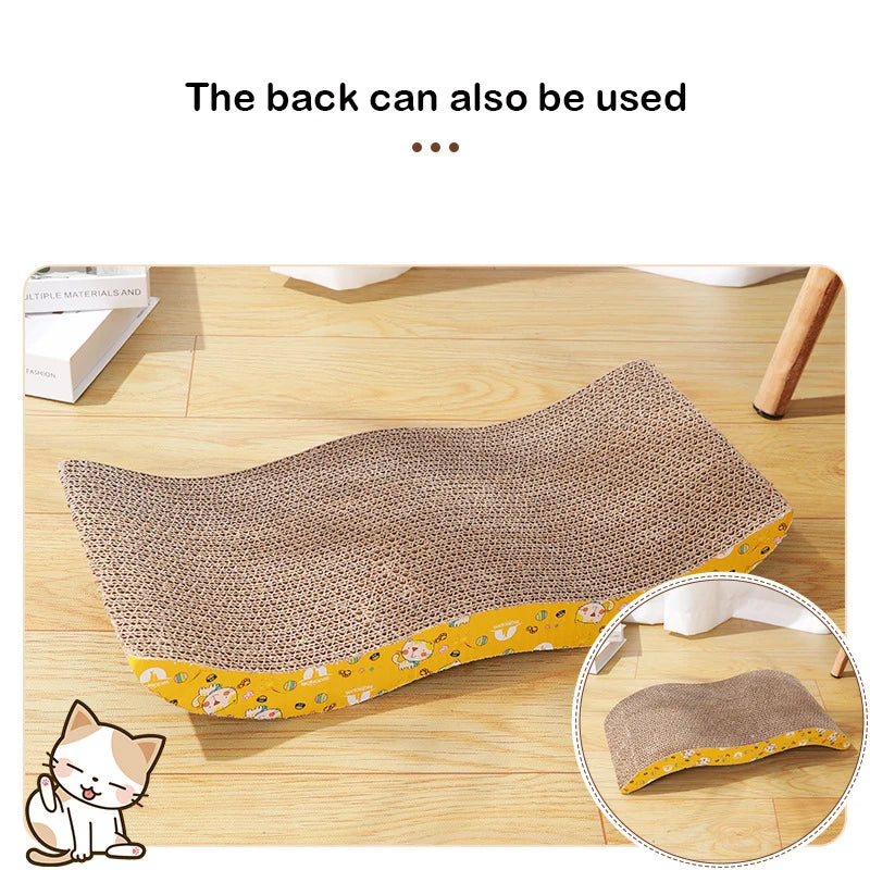 The Cat Cardboard Scratcher